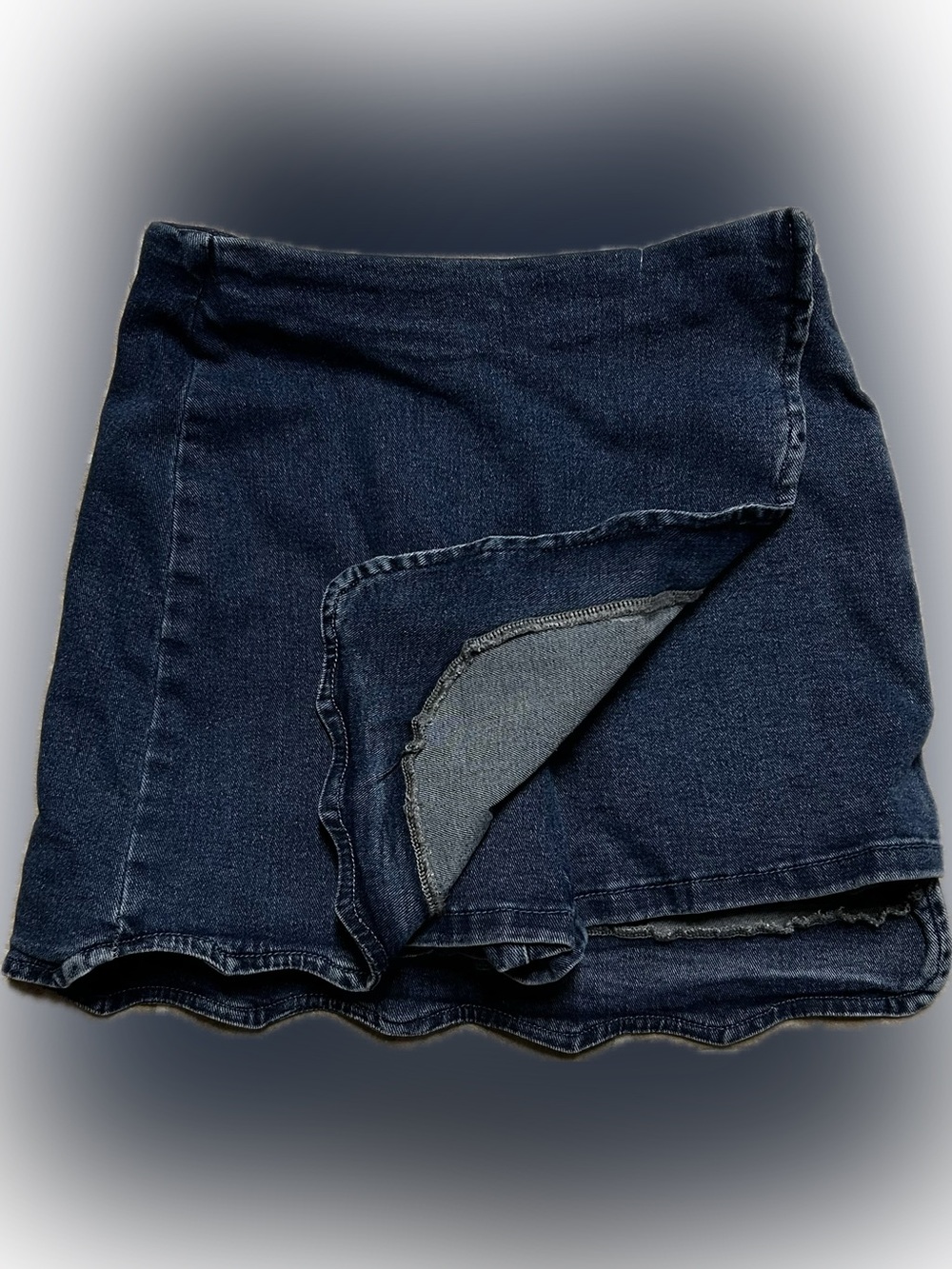 Vintage Baccini women’s  Dark Blue Jean skirt